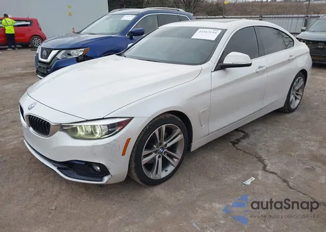 2018 BMW 430I Gran Coupe from USA, damaged, VIN WBA4J1C53JBG79988